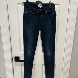 PAIGE Women's Deep Indigo  Skyline Skinny Jeans